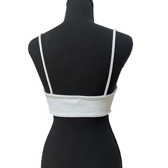 Zara Denim Bandana Spaghetti Strap Top Y2K size Large NWT - Picture 4 of 9